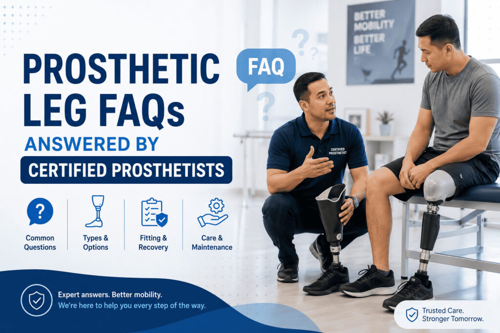 Prosthetic Leg FAQs Answered by Certified Prosthetists