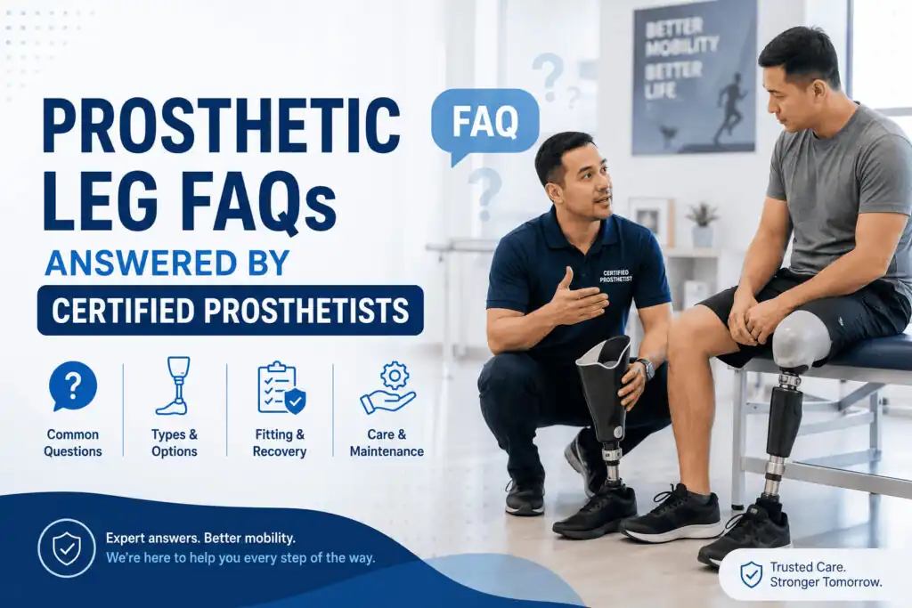 Prosthetic Leg FAQs Answered by Certified Prosthetists